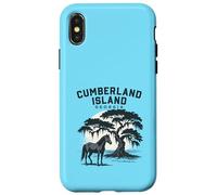 Carcasa para iPhone X/XS Cumberland Island Georgia Puesta de Sol