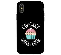 Carcasa para iPhone X/XS Cup Cake Whisperer Best Dessert Viral Cup Cake Recipe Bakery