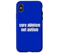 Carcasa para iPhone X/XS Curar la Habilidad, no el Autismo, concienciación sobre el Autismo, Mes Autista