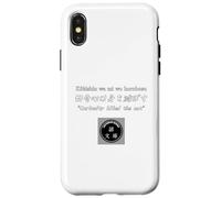 Carcasa para iPhone X/XS Curiosity Killed The Cat. La curiosidad destruye el Cuerpo