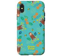 Carcasa para iPhone X/XS Curious George Let’s Go Wild All Over Print