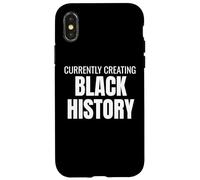 Carcasa para iPhone X/XS Currently Creating Black History Bold Statement tee