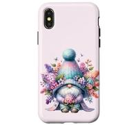 Carcasa para iPhone X/XS Cute Aesthetic Spring Must Haves with Lilac GNOME Graphic