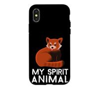 Carcasa para iPhone X/XS Cute Fox My Spirit Animal Funny Fox
