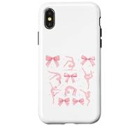 Carcasa para iPhone X/XS Cute Gymnastics Bows Aesthetic Gymnast Lover Design