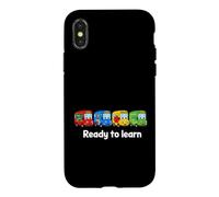 Carcasa para iPhone X/XS Cute School Bus Ready to Learn Back to School Day