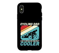 Carcasa para iPhone X/XS Cycling Dad Vintage Bike Rider Padre Ciclismo Diseño