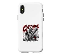 Carcasa para iPhone X/XS Cyclops Savage Mitología Griega Gigante de un Ojo
