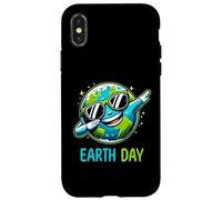 Carcasa para iPhone X/XS Dabbing Día de la Tierra 2026 Niños Niñas Niños Tierra Dab