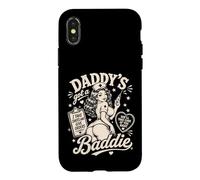 Carcasa para iPhone X/XS Daddy'S Got A Baddie Nurse Humor Divertido Retro Pinup