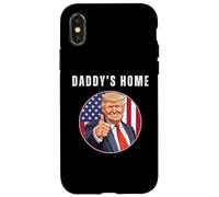 Carcasa para iPhone X/XS Daddy'S Home Donald Trump Presidente Conservador Republicano