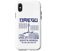 Carcasa para iPhone X/XS Daegu Vacation Holiday Bandera de Corea del Sur