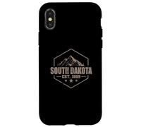 Carcasa para iPhone X/XS Dakota del Sur EST. 1889 Estados Unidos América