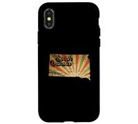 Carcasa para iPhone X/XS Dakota del Sur Mapa Estados Unidos América