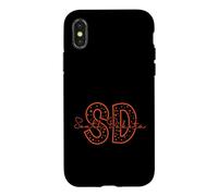 Carcasa para iPhone X/XS Dakota del Sur SD Letra USA America