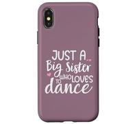Carcasa para iPhone X/XS Dance Sister Big Sister Boss Girls Dancing Sis Ballet Dancer