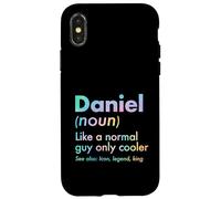 Carcasa para iPhone X/XS Daniel Like A Normal Guy Only Cooler Legend King Nombre