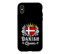 Carcasa para iPhone X/XS Danish Queen Denmark Flag Proud Danish Woman