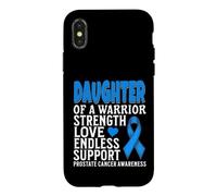 Carcasa para iPhone X/XS Daughter of a Warrior Prostate Cancer Awareness Products