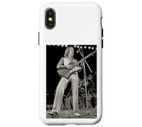 Carcasa para iPhone X/XS Dave Mason Traffic Live Rock Guitarrista por Dick Barnatt