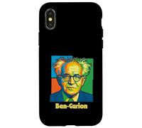 Carcasa para iPhone X/XS David Ben Gurion Primer Ministro de Israel Retro Cool