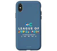 Carcasa para iPhone X/XS DC League of Super-Pets Art Deco Title with Super Logos
