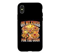 Carcasa para iPhone X/XS De Rodillas para el matón - Funny Crab Rangoon Chinese Food