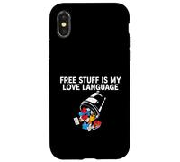 Carcasa para iPhone X/XS Deals Hunter Free Stuff Is My Love Language