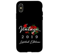 Carcasa para iPhone X/XS Decoraciones Vintage de 7º cumpleaños Vintage 2019 7 años