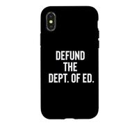 Carcasa para iPhone X/XS Defund The Department of Education Politics
