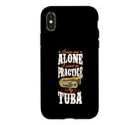 Carcasa para iPhone X/XS Déjame Along Necesito Practicar Mi Tuba