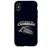 Carcasa para iPhone X/XS Dejé mi corazón en el Cámbrico Funny Marrella Prehistoric