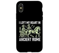 Carcasa para iPhone X/XS Dejé mi corazón en la Antigua Roma Imperio Romano