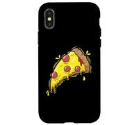 Carcasa para iPhone X/XS Delicioso trozo de Pizza Comida rápida Horno de Piedra