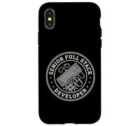 Carcasa para iPhone X/XS Desarrollador Senior Full Stack Codificación Ingeniero de Software Codificador