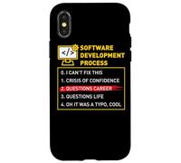 Carcasa para iPhone X/XS Desarrollo de Software Ingeniero de Procesos Desarrollador Coder Geek
