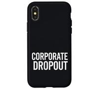 Carcasa para iPhone X/XS Deserción Corporativa Emprendedor Libertad Cambio de Carrera