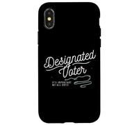 Carcasa para iPhone X/XS Designated Voter Democracy Voting Gift For Registered Voters