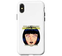Carcasa para iPhone X/XS Desintoxicación Digital Eliminar su Perfil (Anti Redes sociales)