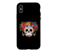Carcasa para iPhone X/XS Dia De Los Muertos Dead Day of The Hanging Skulls