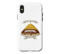 Carcasa para iPhone X/XS Diagrama de montaña de Queso Espagueti anatomía del Chile de Cincinnati
