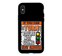 Carcasa para iPhone X/XS Dicho Divertido si te vuelves no va lo Suficiente