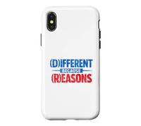 Carcasa para iPhone X/XS Diferente Porque Razones Divertida sátira política