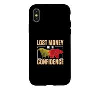 Carcasa para iPhone X/XS Dinero perdido con Confianza en el Mercado de valores negociando un día Trader