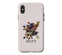Carcasa para iPhone X/XS Dios Azteca México mitología Xolotl Masculino Femenino