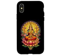 Carcasa para iPhone X/XS Diosa Lakshmi Vitral Mitología Hindú Hinduismo