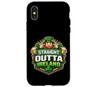 Carcasa para iPhone X/XS Directamente Fuera de Irlanda Orgullo irlandés Día de San Patricio