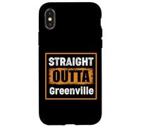 Carcasa para iPhone X/XS Directamente Outta Greenville South Carolina USA Retro Vintage