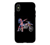 Carcasa para iPhone X/XS Dirt Bike Art Rider Motocross Motorcycle Dirtbike Boys