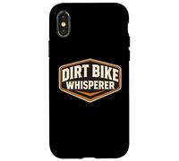 Carcasa para iPhone X/XS Dirt Bike Whisperer Motorbike Rider Mecánico Técnico MX